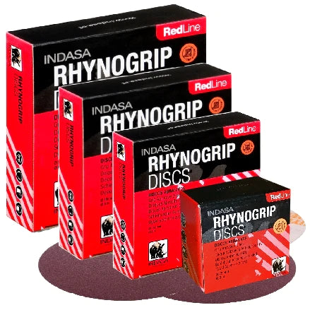 Buy Indasa 5" Rhynogrip Red Line Solid Sanding Discs - 510 Series