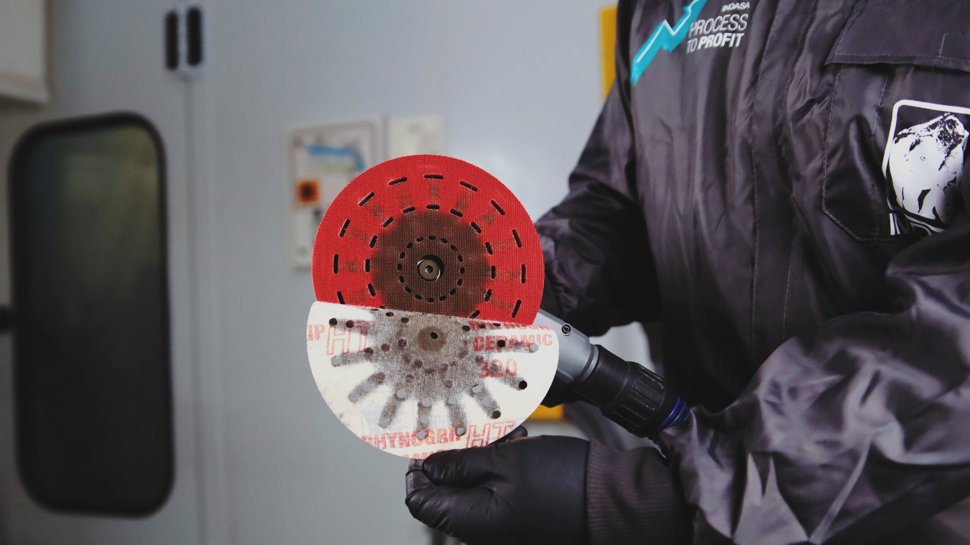 Buy Indasa Rhynogrip HT Line Ceramic Sanding Discs – 6" Multi-Hole, High-Performance Ceramic Abrasive