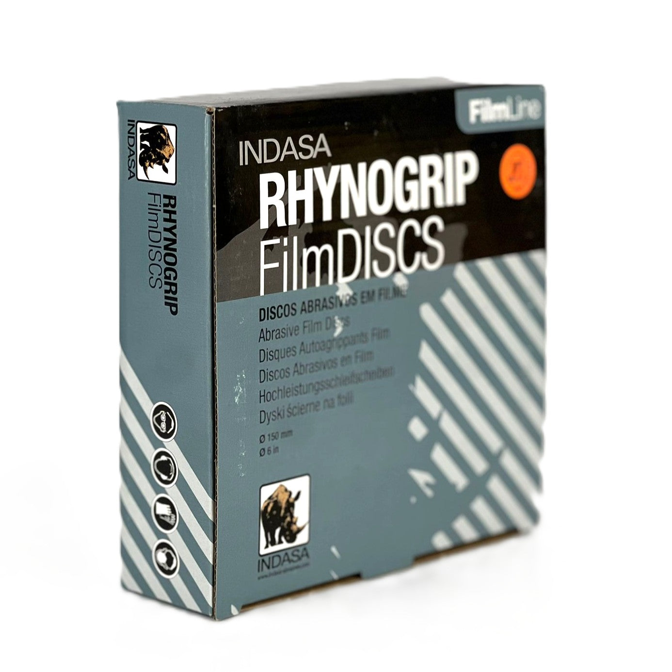 Buy Indasa 6" FilmLine Rhynogrip Solid Sanding Discs, 7600F Series