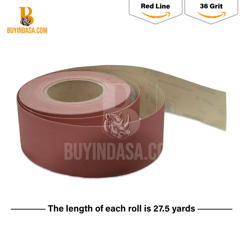 Buy Indasa 2.75" Rhynostick Redline PSA Sanding Rolls, 960 Series
