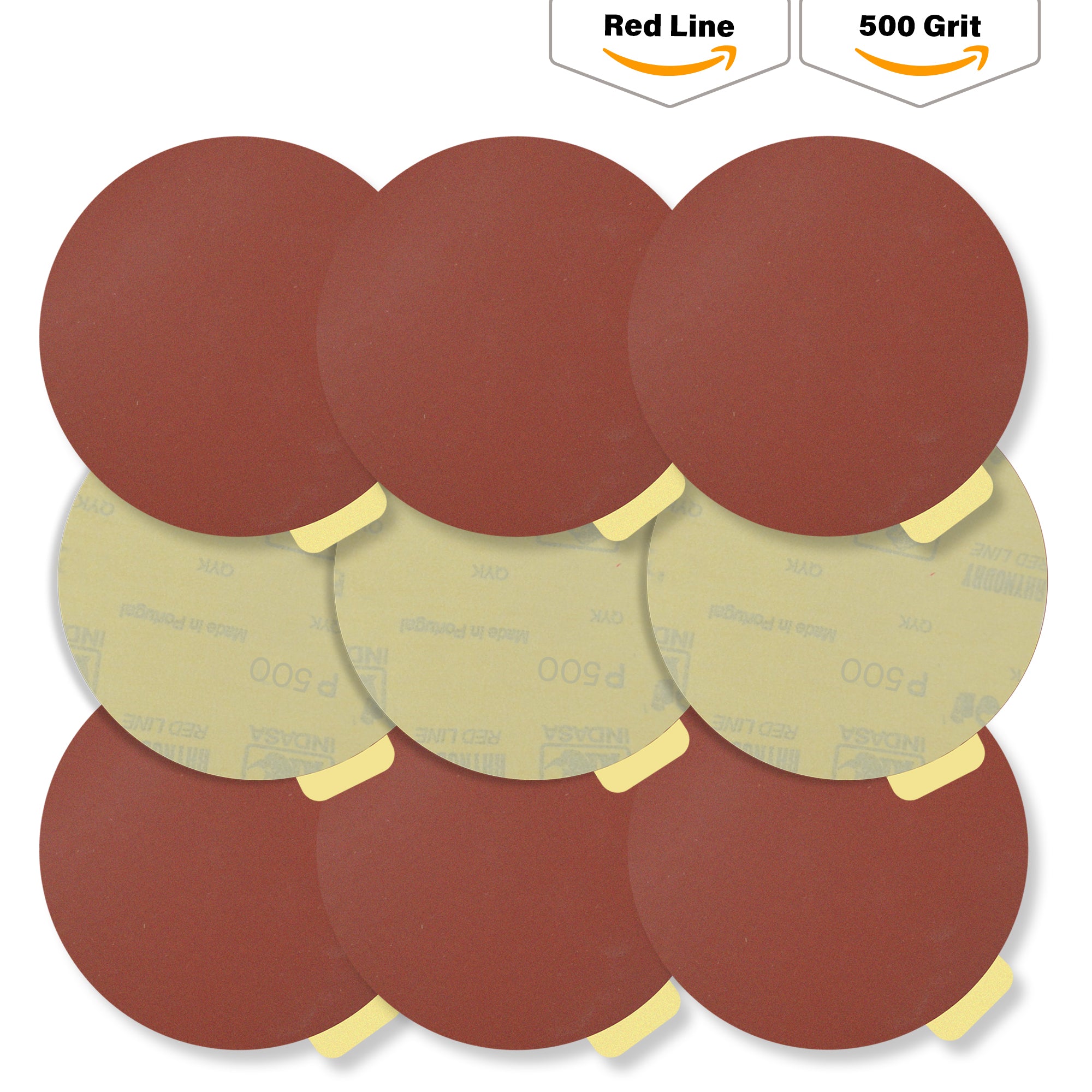 Buy Indasa 6" Rhynostick Red Line Solid Sanding Discs (600 Series)