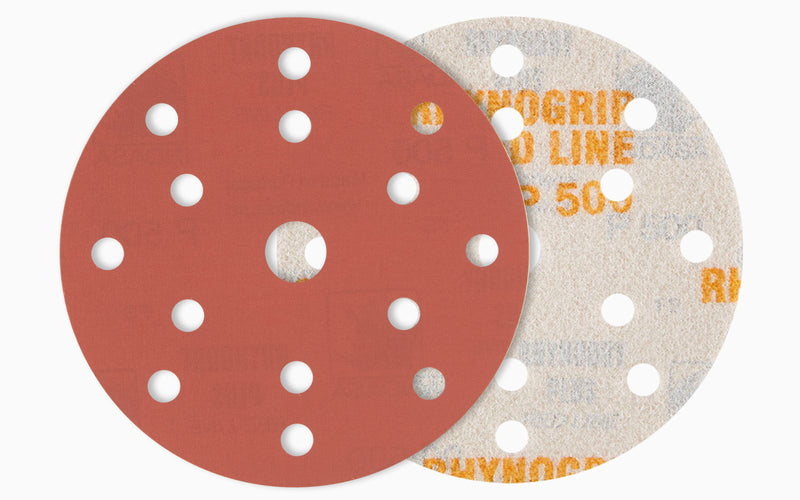 Buy Indasa Rhynogrip RedLine 6" 17-Hole Vacuum Sanding Discs (690-17 Series), Compatible with 17 Hole Sanding Machines