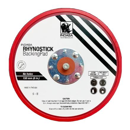 Buy Indasa Rhynostick 6" Solid PSA Backup Pad, 6003