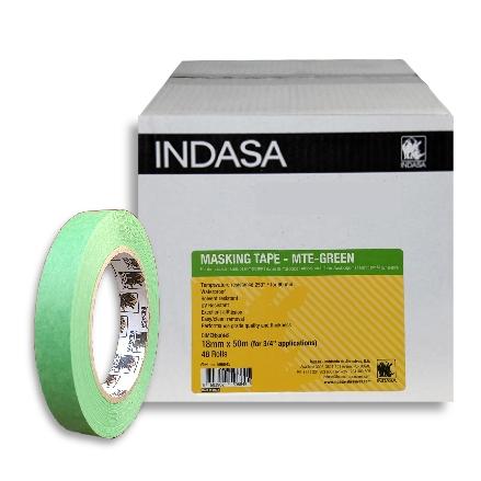 Buy Indasa MTE Premium Green Masking Tape, 18mm (0.75"), 596845