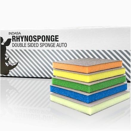 Buy Indasa Rhyno Sponge Double Sided Hand Sanding Pads, Medium (120-220 Grit)