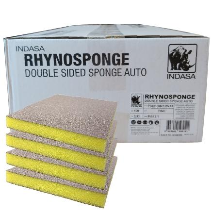 Buy Indasa Rhyno Sponge Double Sided Hand Sanding Pads, Fine (220-400 Grit)
