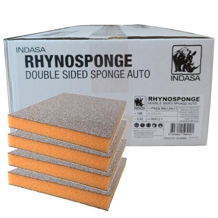 Buy Indasa Rhyno Sponge Double Sided Hand Sanding Pads, Medium (120-220 Grit)