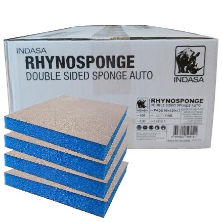 Buy Indasa Rhyno Sponge Double Sided Hand Sanding Pads, Ultra Fine (600-1000 Grit)