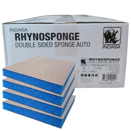 Buy Indasa Rhyno Sponge Double Sided Hand Sanding Pads, Ultra Fine