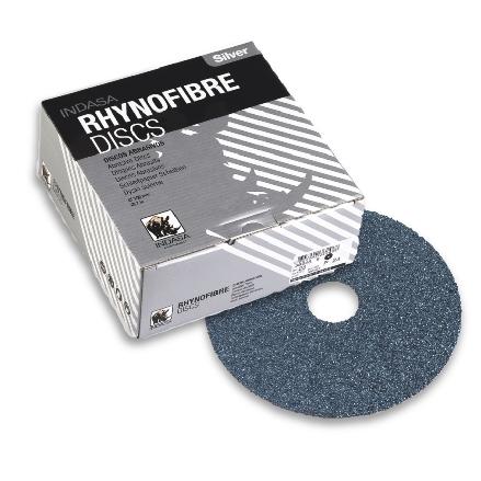 Buy Indasa 5" Rhynofibre "Z" Silver Resin Fiber Grinding Discs, 1200 Series